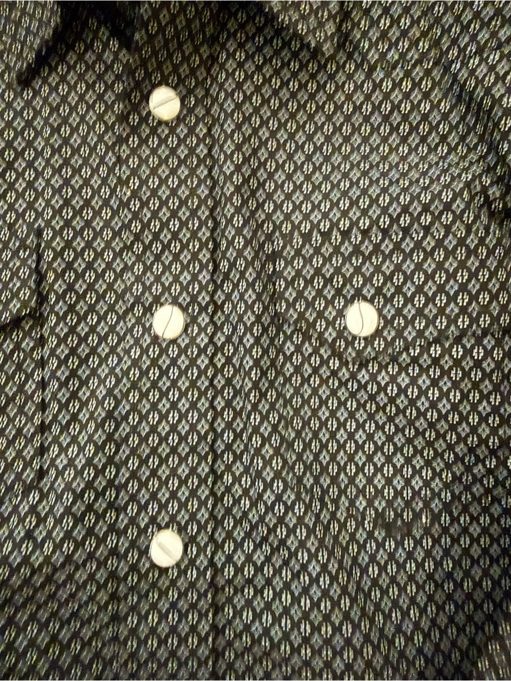 Western-Inspired Boys' Button-Down Shirt Set — Light Blue & Black - Picture 6 of 6
